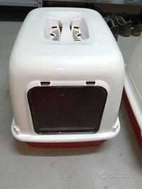 lettiera chiusa per gatti