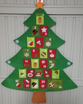 calendario avvento 110 cm feltro 