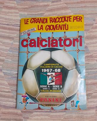 Album calciatori figurine panini 1967-68 completo