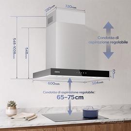 cappa CIARRA nuova da 60cm