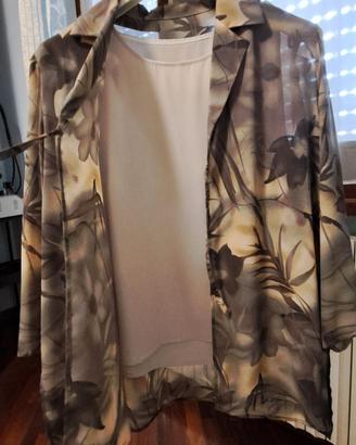 Maxi camicia/blusa