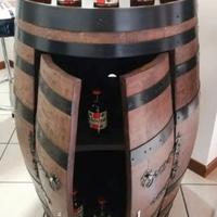 Botte artigianale in legno per arredamento