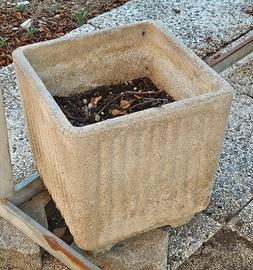 vaso quadro vintage da giardino 