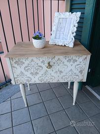 coppia di comodini in stile shabby moderno Design 