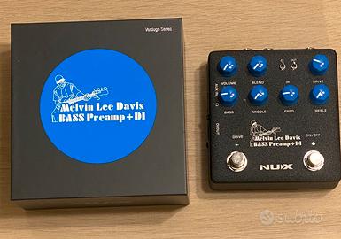NUX MLD Bass Preamp (Pari al Nuovo) + Alimentatore