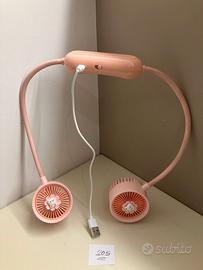 Ventilatore portatile da collo ricaricabile