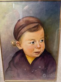 Quadro bambino vintage