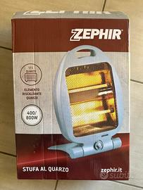 Set 2 Stufette elettriche al quarzo Zephir