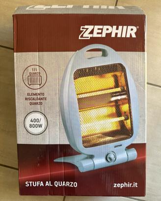 Set 2 Stufette elettriche al quarzo Zephir