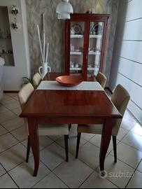 tavolo in noce fatto a mano  