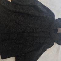 Pelliccia ecologica colore nero