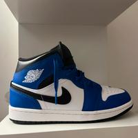Jordan 1 mid blu
