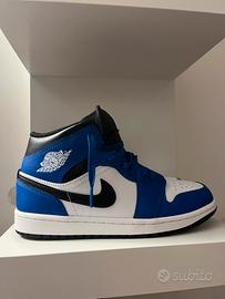 Jordan 1 mid blu