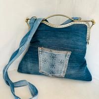 Borsa in jeans clic clac