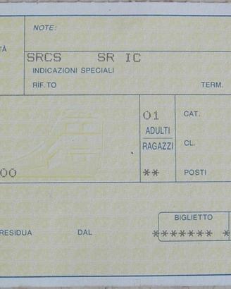 Biglietto treno Bari Centrale Pescara centrale 92