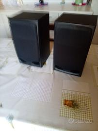 2 casse stereo nere