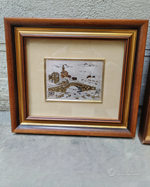 Quadro bassorilievo in argento