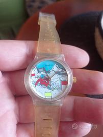 orologio vintage Genève Sciatore in slalom, raro