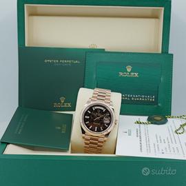 ROLEX DAYDATE 228235 EISENKIESEL ORO ROSA NUOVO