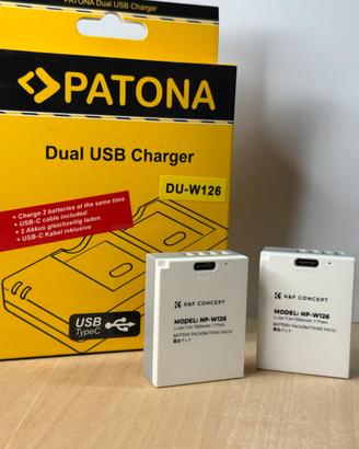 Patona chargere +  batterie Fujifilm K&F