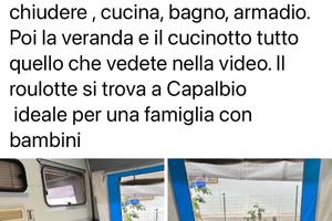 Roulotte targata con revisione