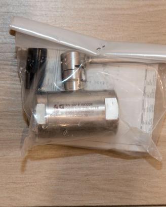 Valvola a sfera 4G Ghidini 2 VIE 316L/teflon 3/4F