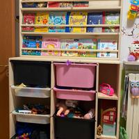 Librerie monessoriana per bambini a parete