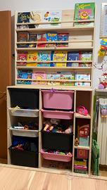 Librerie monessoriana per bambini a parete