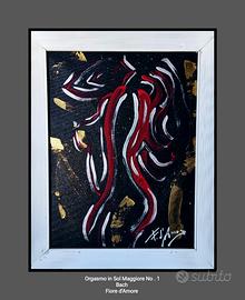 dipinto acrilico su tela orgasmo in Sol maggiore 