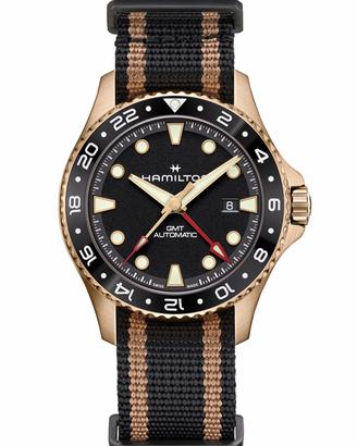 Hamilton Khaki Navy Scuba GMT Automatic 43 Bronzo