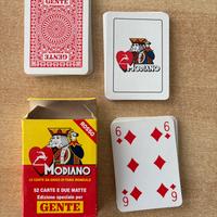 Mazzo carte modiano edizione speciale