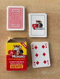 Mazzo carte modiano edizione speciale