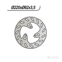 Disco freno posteriore hm 50 motard / enduro