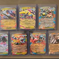 Lotto 7 Carte Pokémon MEGA EX - Mega Lucario + Meg