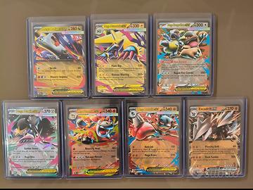Lotto 7 Carte Pokémon MEGA EX - Mega Lucario + Meg