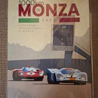Lotto 6 Poster Auto Vintage NUOVI (Porsche, Monza)