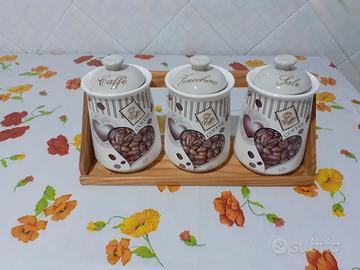 Set barattoli sale zucchero caffè