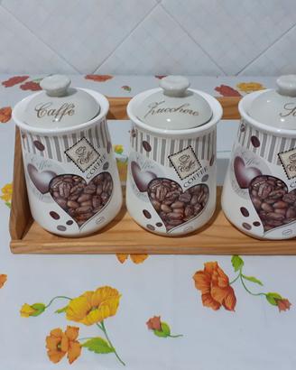 Set barattoli sale zucchero caffè