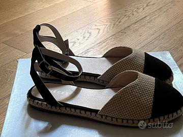 Espadrillas basse bicolore