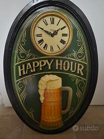 Orologio dipinto Country Corner