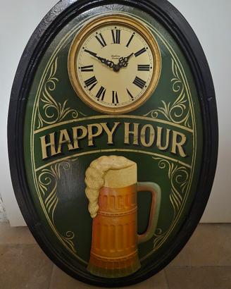 Orologio dipinto Country Corner