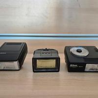 Set Flash vintage (Nikon SB-15, Metz, Miranda)