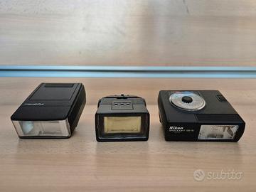 Set Flash vintage (Nikon SB-15, Metz, Miranda)