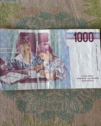 1000 lire Montessori