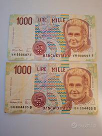 Mille lire Montessori 