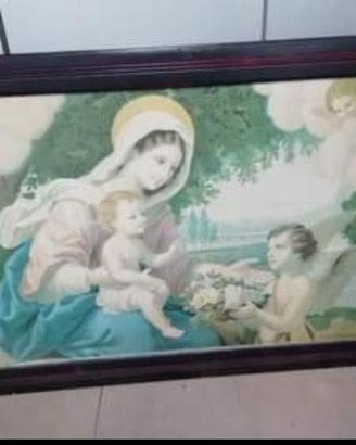 Quadro con rosoni all' angolo in bronzo