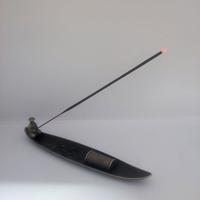 Porta incenso barca con pescatore orientale