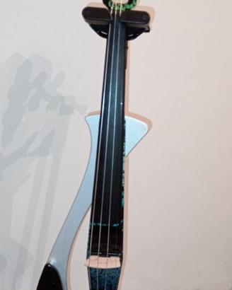Violino elettrico Gear4Music Solus azurite mist