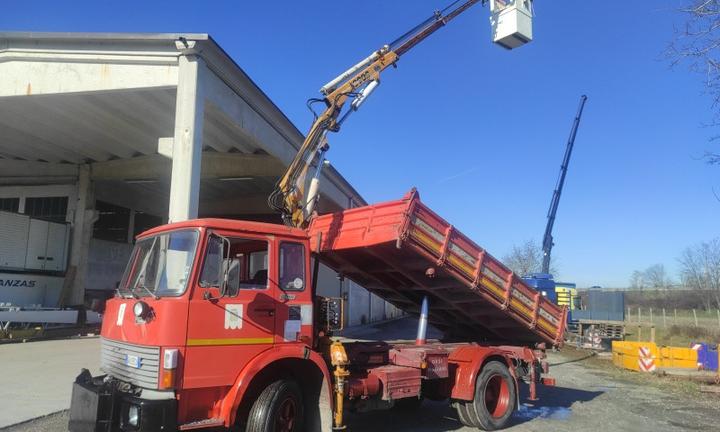 FIAT IVECO 110 RIBALTABILE GRU CESTELLO, REVISIONE