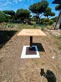 tavoli gamba centrale 65x65